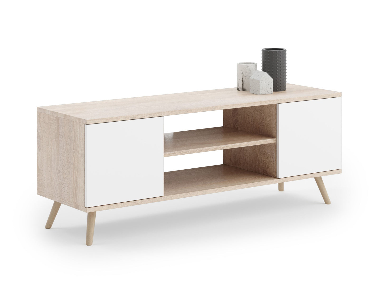 RTV Focus cabinet 155 cm oak sonoma/white