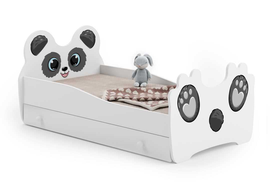 Panda children's bed 140x70 with drawer