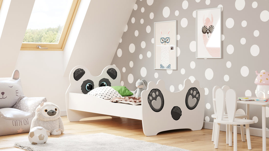 Panda Kinderbett 160x80 mit Schublade