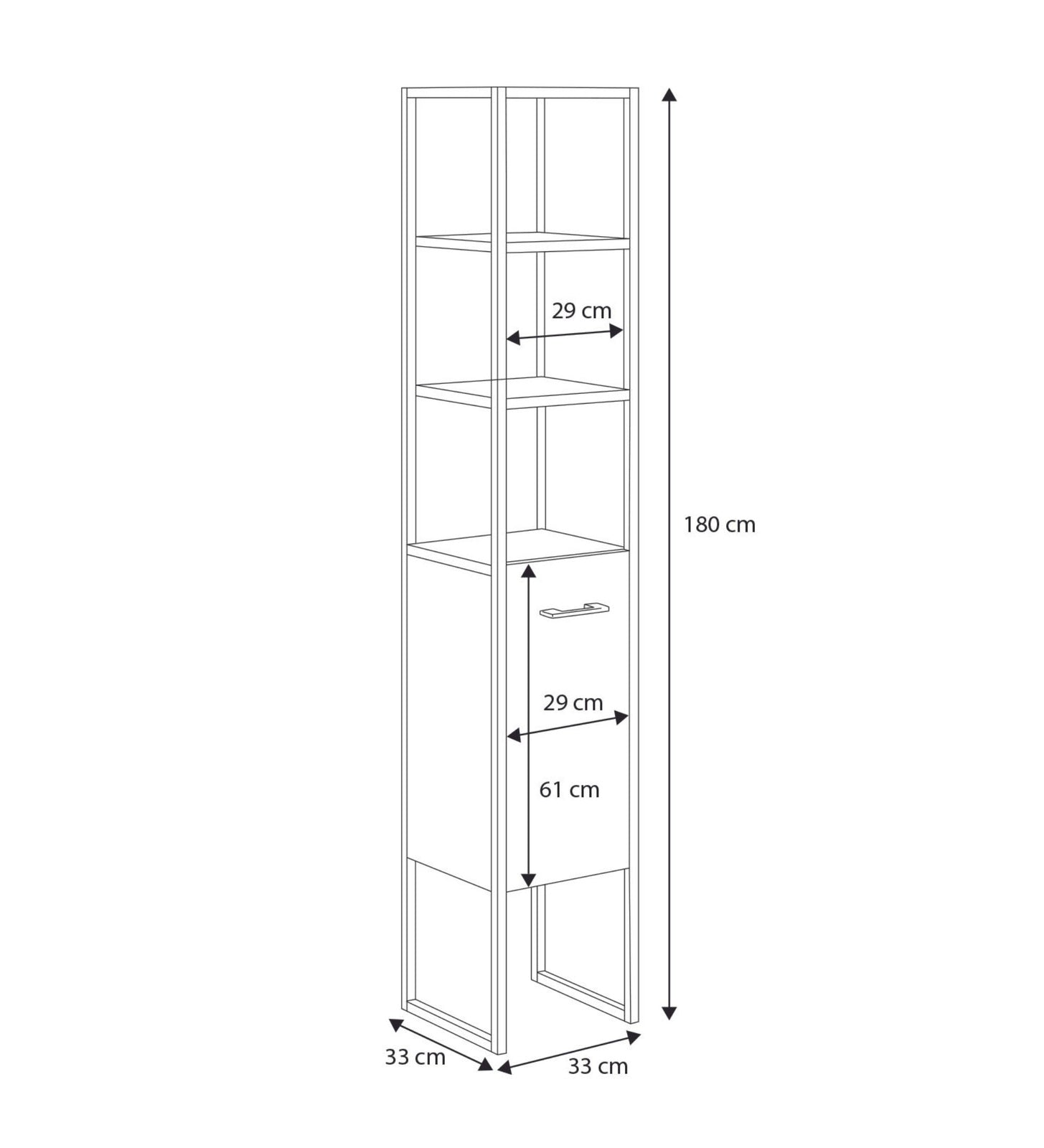 AURA bathroom pedestal