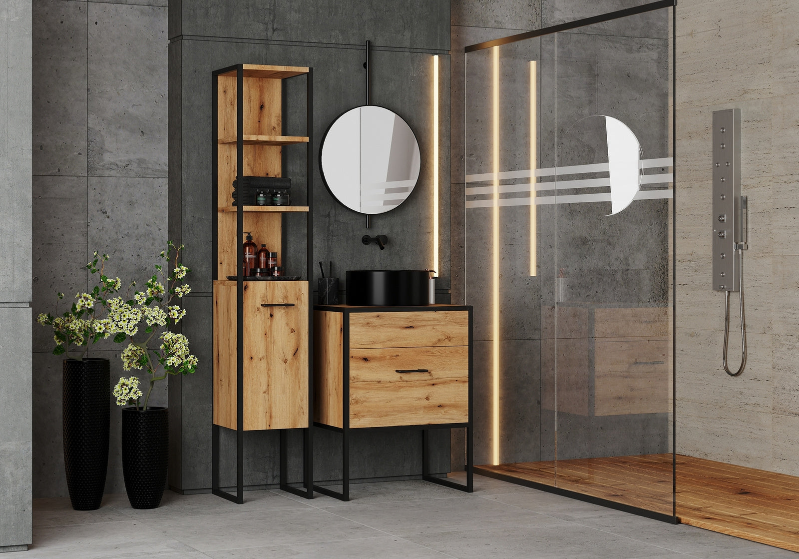 Bathroom cabinet AURA