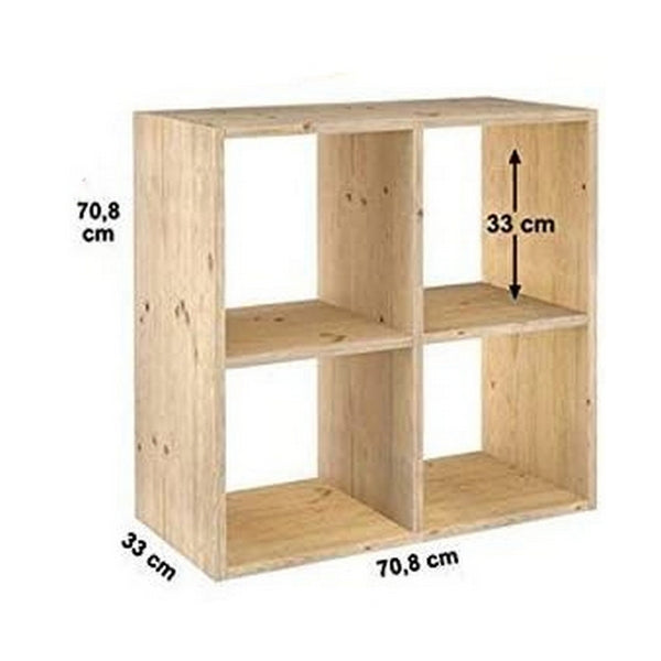 Shelves Astigarraga 2x2 Dinamic Pinewood
