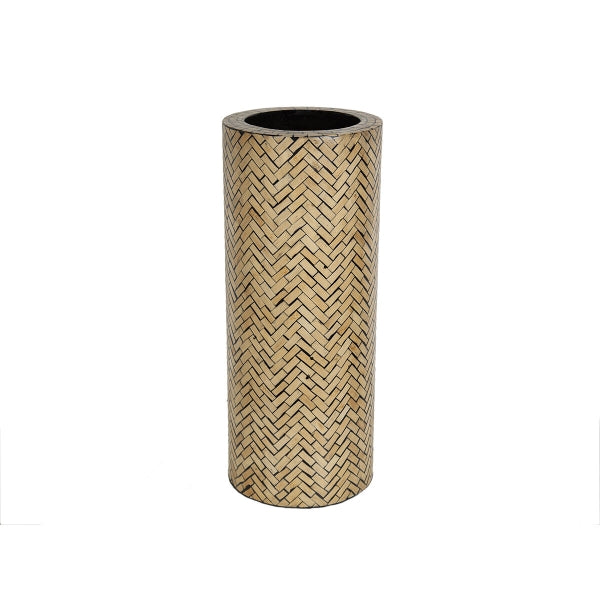 Umbrella stand Romimex Black Beige