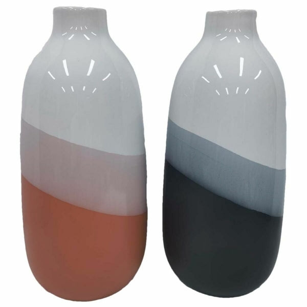 Vase DKD Home Decor Tricolour Dolomite (2 Units)