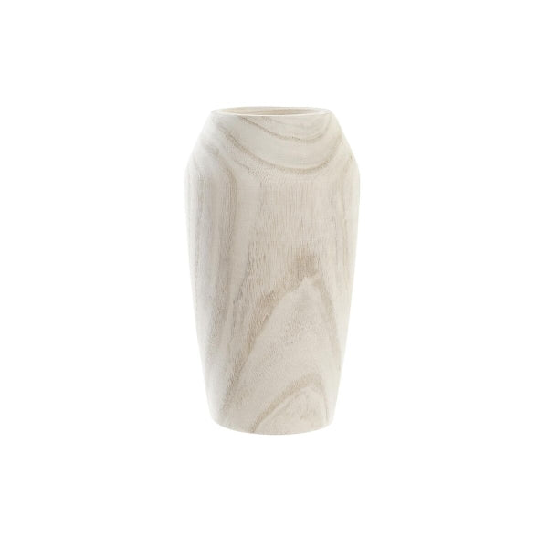 Vase DKD Home Decor Brown Paolownia wood Natural