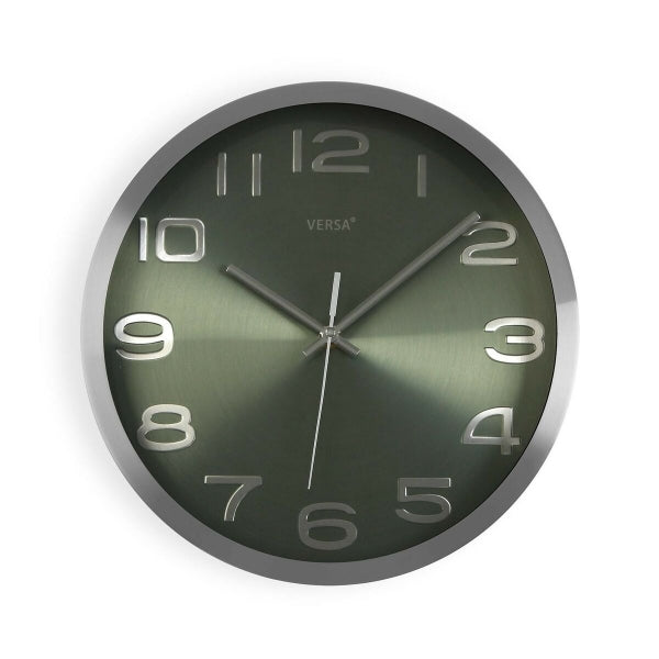 Zegar ścienny Versa Silver Aluminium