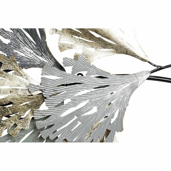 Wall Decoration DKD Home Decor Grey Golden Metal