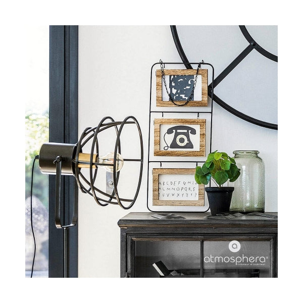 Wall photo frame Atmosphera 3 photos MDF Wood
